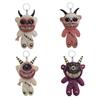 Gothic Halloween Keychain Handcrafted Punk Rock Keychain with Weird Horror Doll Design Backpack Accessories