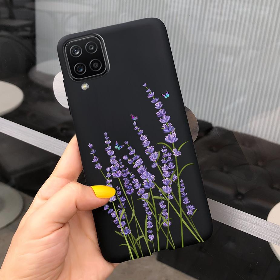 For Samsung Galaxy A12 Case M12 F12 Cue Candy Painted Cover Soft Silicone Phone Case For Samsung A12 M 12 GalaxyA12 Coque Bumper