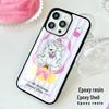 Zhitai Милый эпоксидный чехол для iPhone 12/13 Pro/Pro Max/14/15 Pro