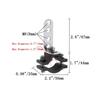 Крепление для светодиодного света мотоцикла, Универсальный зажимной кронштейн 0,7-1,2 дюйма для дуги, Держатель для фар и прожекторов квадроцикла, UTV
