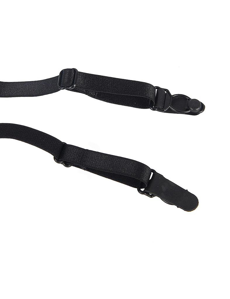 Нижнее белье бюстгальтер с подвязками и шортами комплект из 3 предметов черный большой размер [comeondear] женский