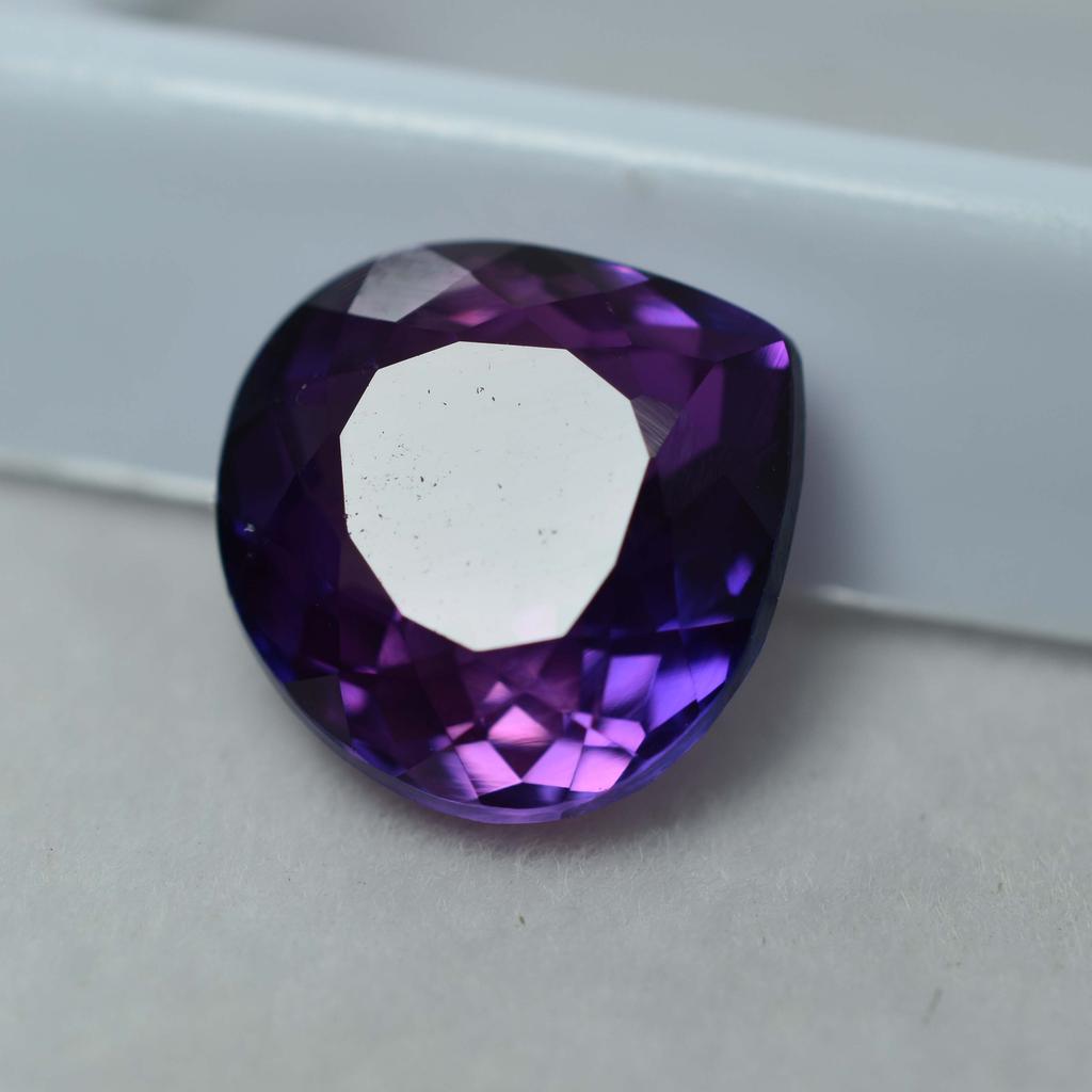 Authentic 6.75 Ct Natural Purple Tanzanite Pear Cut Loose Gemstone
