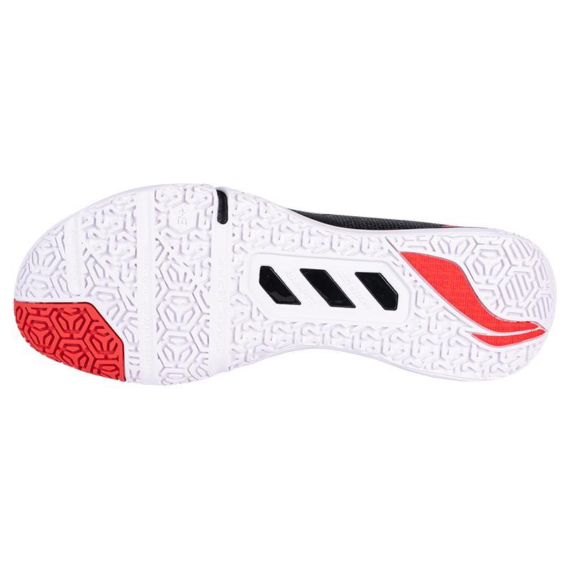 Li Ning Saga II SE Резиновая подошва, нескользящая, износостойкая, легкие, низкие, Бадминтонные кроссовки, Унисекс, Черно-красные, AYZU001-3