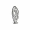 Decorative Figurine - Abstract Silver - 20 X 9 X 44 Cm - Modern Design
