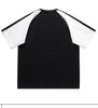 Hello Hipanda Panda Campus Style Couple Splicing Short Sleeve T-shirt