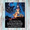 Desperate Enterprises Star Wars A New Hope by Hildebrandt Tin Sign Nostalgic Vintage Metal Wall Decor Poster for Home Collection