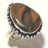 Rhodonite Gemstone Ring Handmade Unique Thanksgiving Gift Jewelry 9.50" V1C90