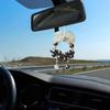 Забавный подвесной автомобиль ручной работы, долговечный кулон для украшения автомобиля
