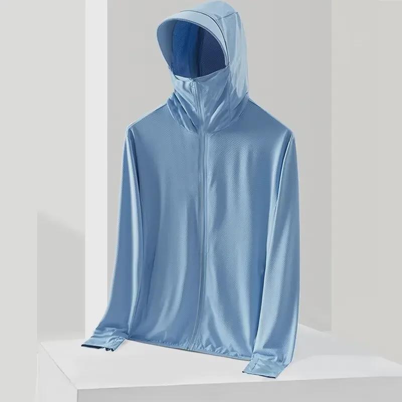 Самая продаваемая унисекс-одежда для активного отдыха на открытом воздухе Ice Silk с защитой от ультрафиолета 2024 года — легкая и дышащая для лета