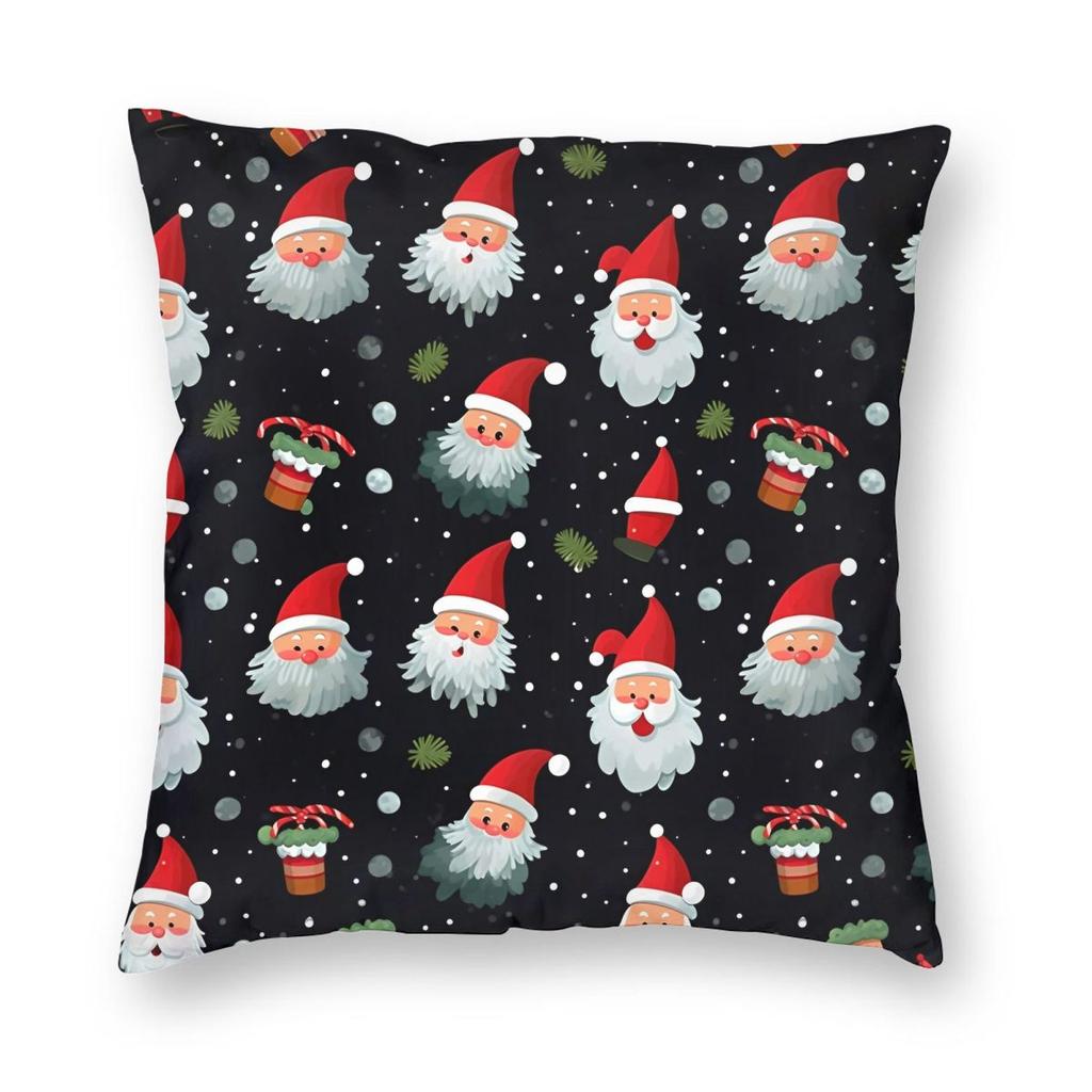 Red Car With Christmas Tree On Roof Pillowcase Printing Fabric Cushion Cover Gift Throw Pillow Case Cover Home Wholesale cm