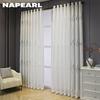 1 шт. NAPEARL простой и универсальный европейский стиль белый тюль занавеска на окно прозрачная для гостиной спальни домашний декор