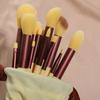 13 Four Seasons Green Makeup Brush Set Bristles Soft Blush Eyeshadow Concealer Foundation Loose Powder Highlight Brush
