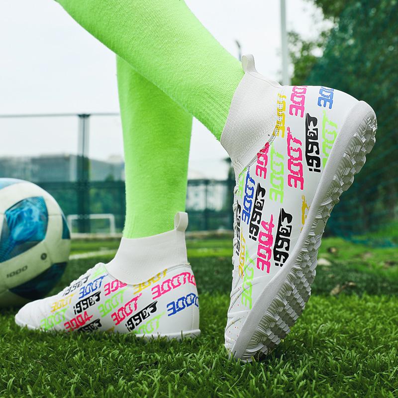 Мужские футбольные бутсы Сверхлегкие футбольные бутсы большого размера. Кроссовки для мальчиков. Нескользящие футбольные бутсы AG/TF. Ботильоны унисекс.