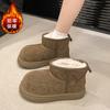 Большие зимние ботинки женские бархатные утолщенные хлопковые ботинки зимние ботинки для хлеба 2024 новые ежегодные теплые ботинки зимние ботинки