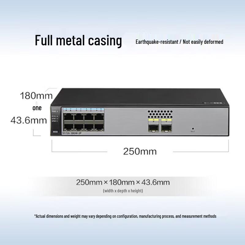 Huawei Smart Choice 8-Port Gigabit Managed Switch S1720-10GW-2P