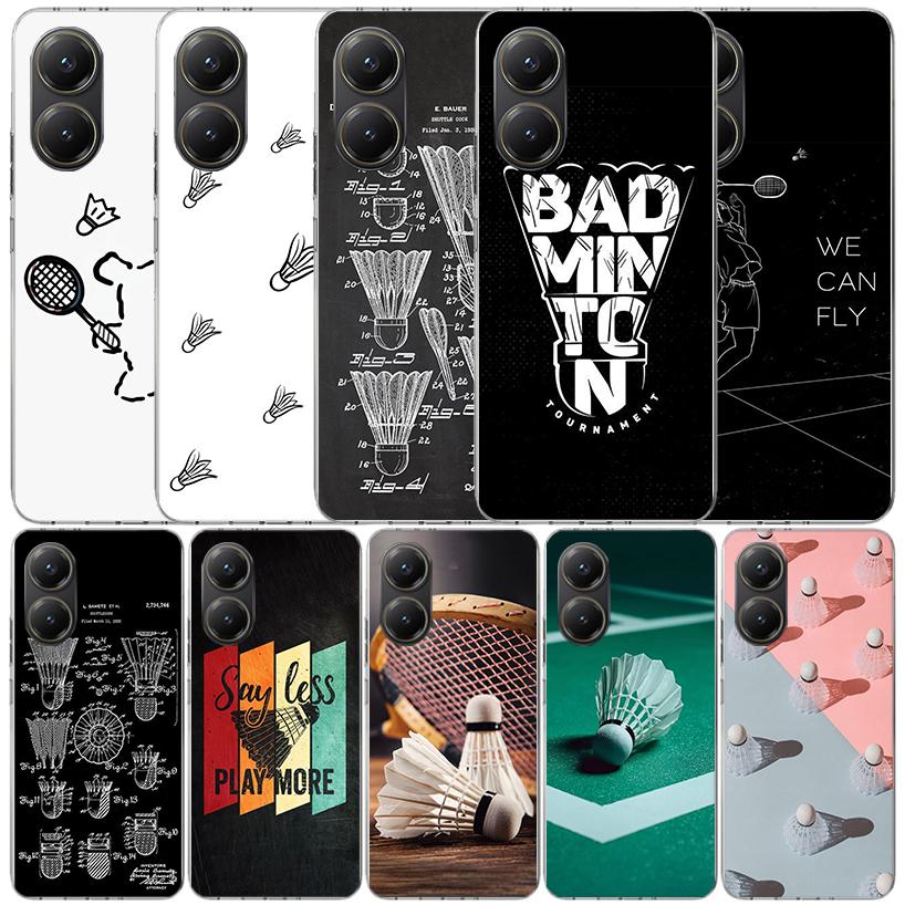 Badminton Sport Soft Cover for Xiaomi Poco F7 Ultra X7 X6 X5 Pro M7 Phone Case Redmi 15 15C 13 13C 12 12C 10 10C Print Shell Poc