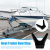 Упор на прицеп для лодки, устойчивая поддержка, V-образная рама для носа с креплением ролика 2 дюйма, ширина 4 дюйма, V-образный проем, не оставляющий следов, защита от ржавчины, упор для носа лодки