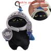 Cartoon Cat Plush Toy Silly Black Cat Stuffed Toy Knight Cat Plush Doll  Christmas Gift