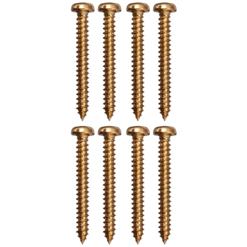 Scud Pickup Direct Mount Screws, Metric Size, 8 Pieces, Gold, PS15GH