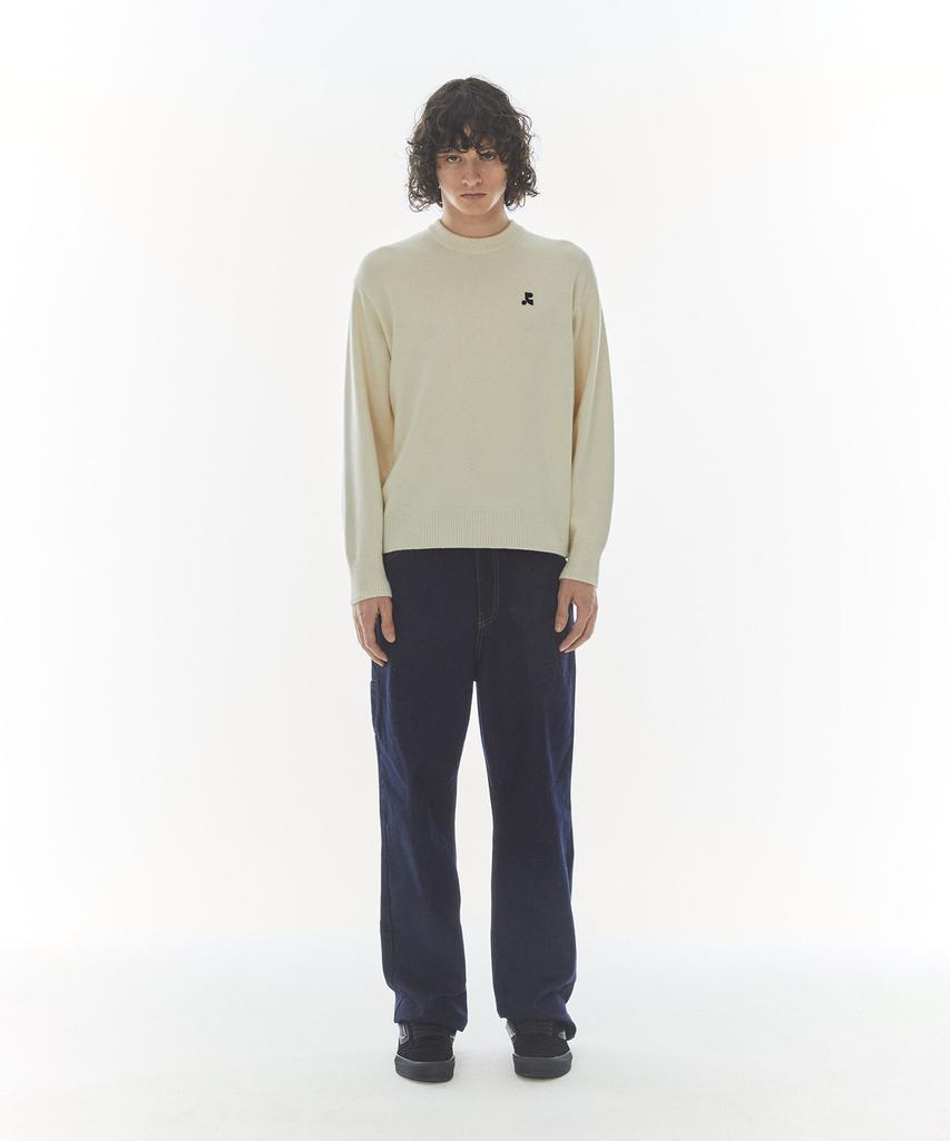 REST&RECREATION Logo Ambo Denim Pants - Indigo Blue