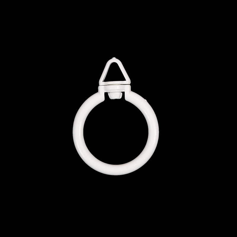 Набор из 10 шт. колец-клипс для штор. Кольца для душевой занавески и портьер. Крючки для штор с люверсами.