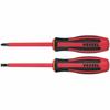 Megadora Insulated Screwdriver, Set of 2, Electric Shock Prevention, VDE Certified, 9602PS