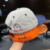 American thin baseball caps men's and women's summer quick-drying breathable short-brimmed peaked caps outdoor sports running flip-brimmed caps