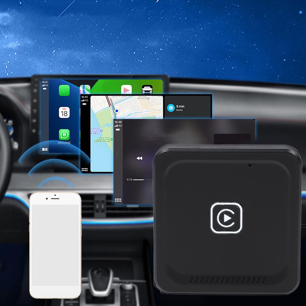 Беспроводной адаптер CarPlay Преобразует проводной в беспроводной BT 5.0 Интеллектуальное голосовое управление для адаптера Android Auto