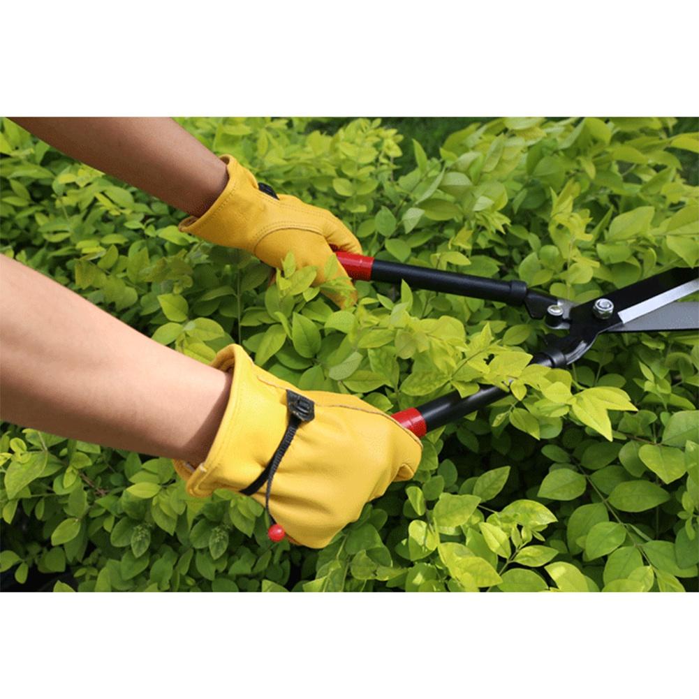 FEIJIEAST рабочие перчатки из воловьей кожи для садового мотоцикла, вождения, сварочные мастерские, нескользящие