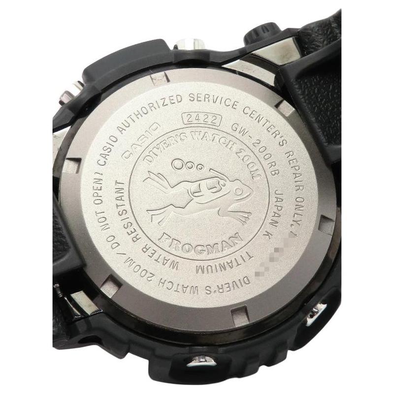 Casio CASIOG-SHOCKG-SHOCK Серия Frogman Черные Японские и Корейские Часы Мужские Часы Кварцевый Механизм Ремешок из Смолы Японские и Корейские GW-200RB-1JF