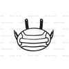 Black "Headlight Grill For Royal Enfield New Himalayan 450"