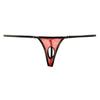 Glossy Sheer Fabric with Enamel Sparkling Open Crotch La Made In Piping, Mistlamé G-string, Pomme, Japan.