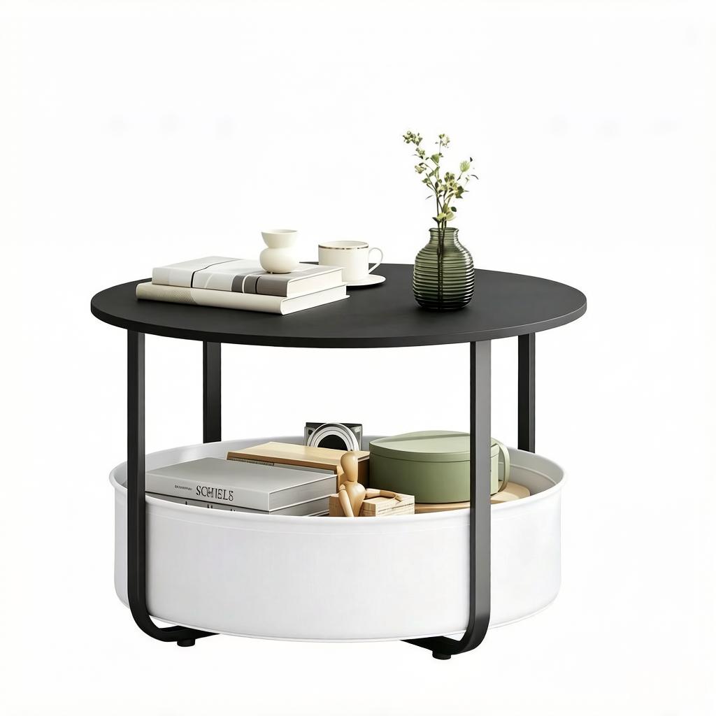 Snack Table, Round Sofa Table, Coffee Table, Side Table (only with side table)