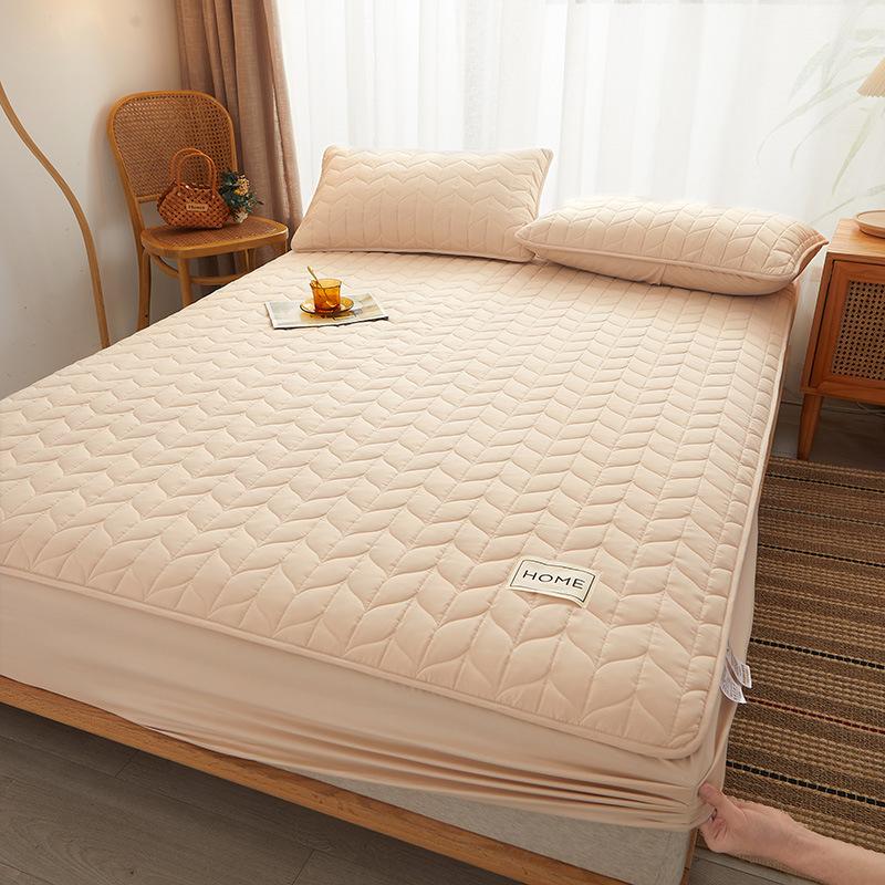 Покрывало цельное с хлопковой подкладкой, защитный чехол для матраса Simmons, утолщенный нескользящий наматрасник, пыленепроницаемое покрывало