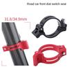 Red Black Bicycle Front Derailleur Clamp Aluminum Alloy Adapter New Braze-on Convertor