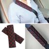 1 Pair Car Shoulder Pad Durable Non Deforming Shrink Proof Detachable Protection Soft Texture Soft Car Seat Belt Cover for Car