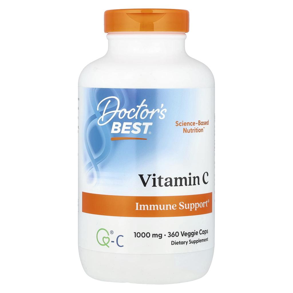 Doctor's Best, Vitamin C with Q-C, 1,000mg, 360 Veggie Capsules