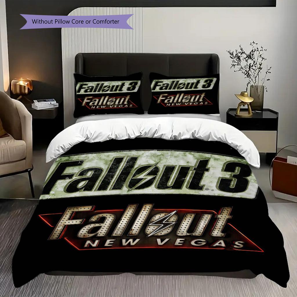 Vault Boy Forever Strong Bedding 1 Duvet Cover 2 Pillowcase Without Core Bedding Set Christmas Birthday Gift Soft And Comfortable