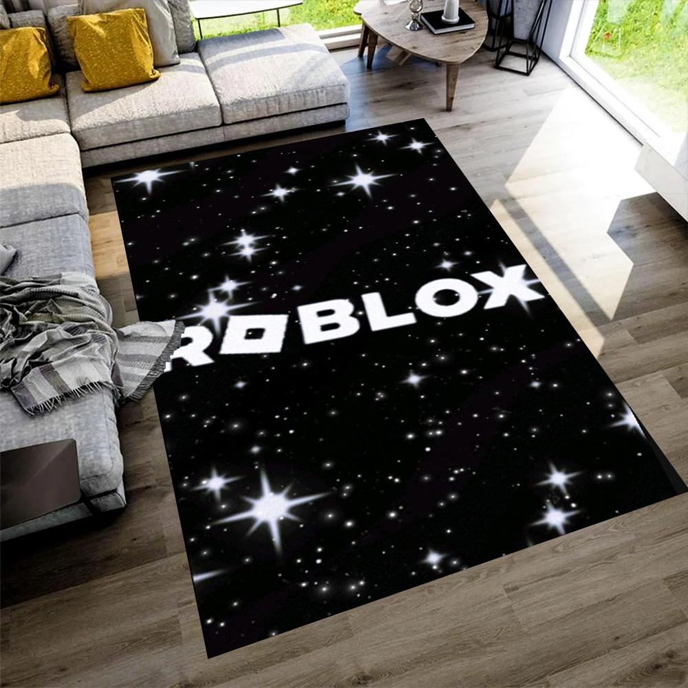 Roblox Area Rug Perfect for Game Room Dormitory Playrooms Kitchen Antislip Carpet Decorate Offices Perfect Gift for Valentine's Wedding Birthday