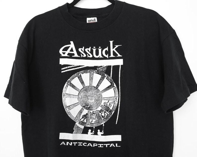 90s ASSUCK Grindcore Metal unisex shirt full sizes Unisex T-Shirt