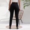 Ripped High Waist Slim Fit Washed Women's Denim Pants