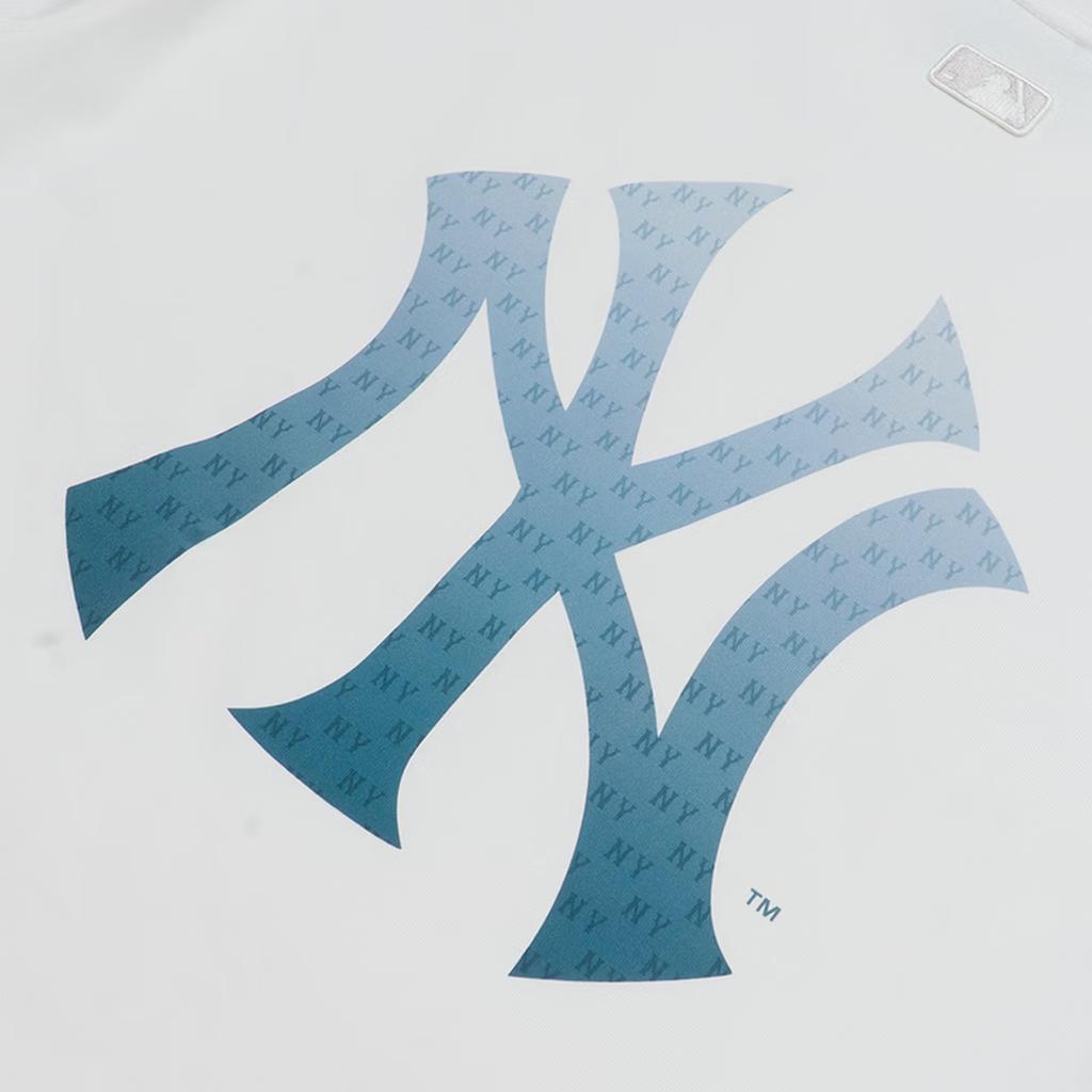 MLB Футболки Унисекс New York Yankees/Слоновая кость Круглый вырез Умеренный прямой крой 3ATSM0863-50IVS