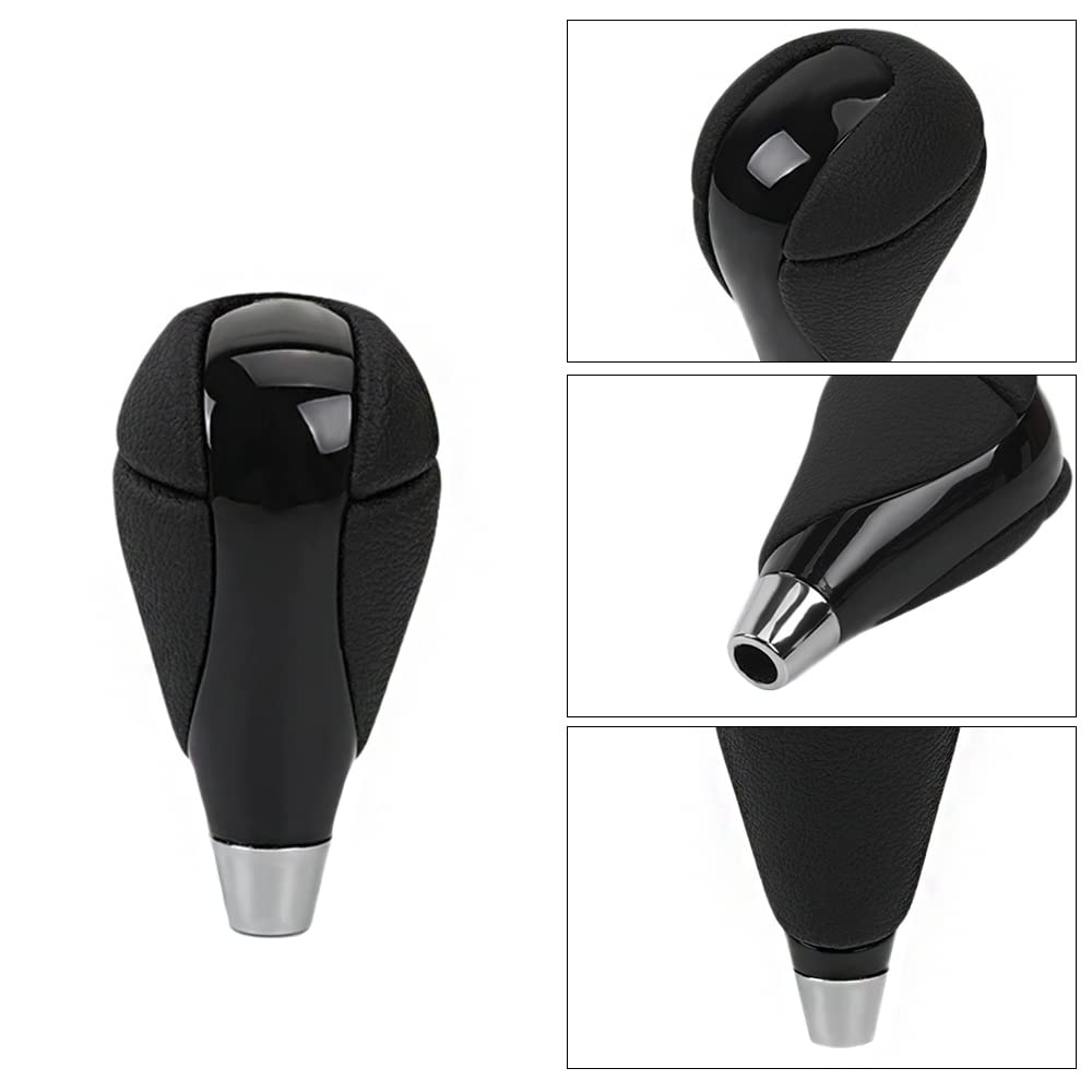 ZS Shift Knob Shift Lever Walnut Color Carbon Fiber (Black)