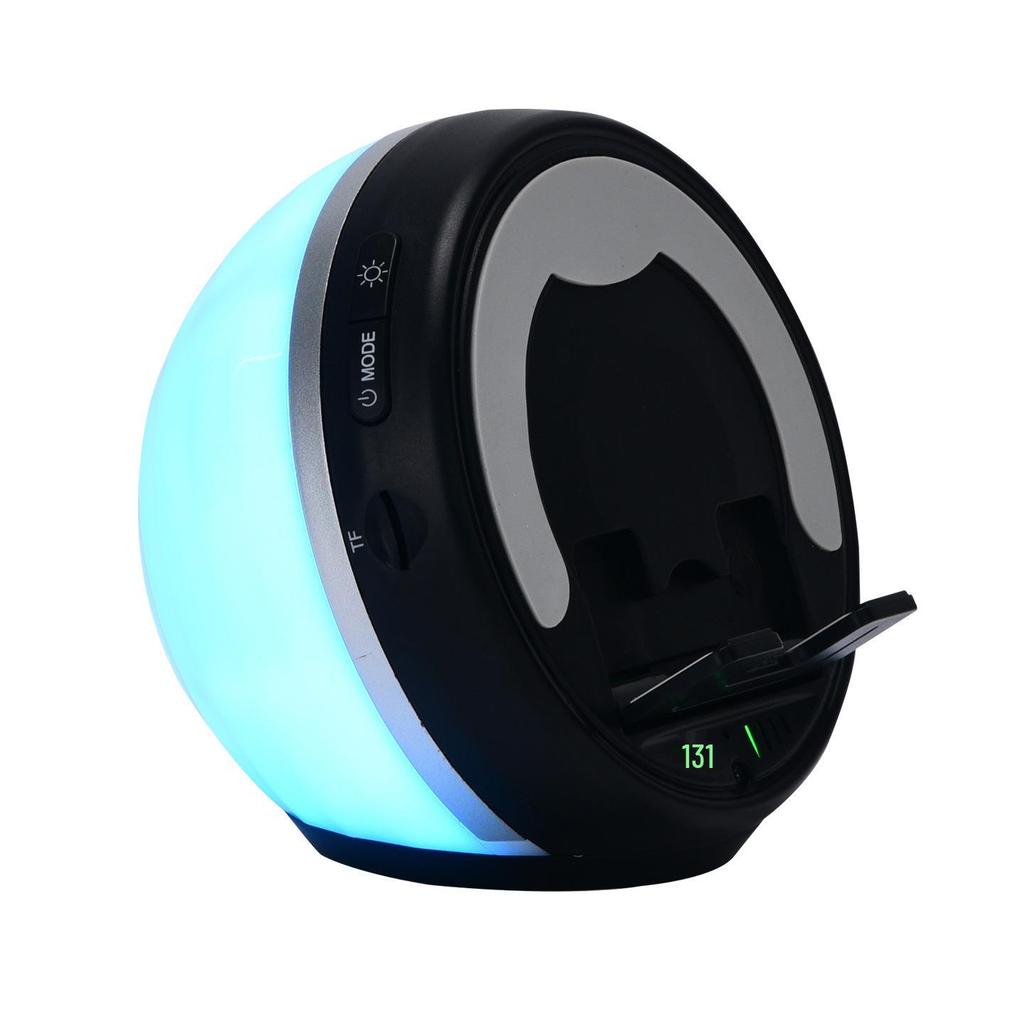 Многофункциональная беспроводная Bluetooth-колонка с индукцией, ночником и слотом для карт
