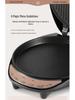 Electric Griddle with Increased Depth: Double-Sided Heating Pan for Frying, Grilling, Baking, and Pancake Making