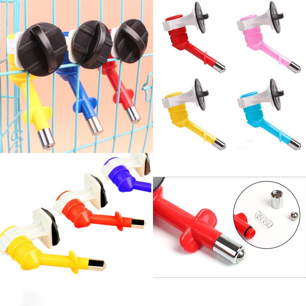 Portable Hanging Water Dispenser For Pets With Abs Plastic And Stainless Steel