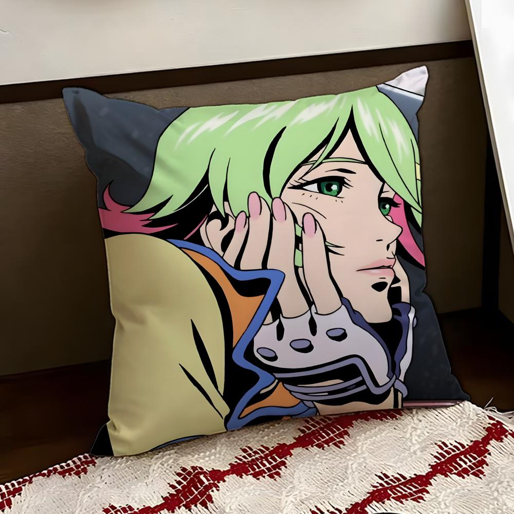 AnimeREDLINE Cushion Cover Reversible Soft Durable Pillow Cover Home Car MultiScene Use for Daily Comfort