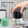 Portable Wireless Mini Vacuum for Desktops – Ideal for Students and Home Use