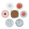 Керамические абсорбирующие подставки с современным узором, круглые креативные подставки под горячее, подставки для чая, домашние теплоизоляционные подкладки против ожогов