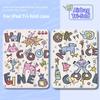 Для iPad 2022 10th чехол Pencil Doodle Pattern iPad Tri-Fold Case для iPad 2021 gen9 gen8 gen7 10,2 2018/17 6th 5th 9,7 с подставкой для карандашей